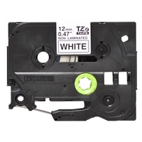 BROTHER TZEN231 - 12 mm široká kazeta TZ, nelaminovaná TZE-N231, biele/čierne písmo