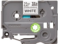 BROTHER TZES231 - 12 mm široká kazeta TZ, extrémne lepiaci laminát TZE-S231, biele/čierne písmo