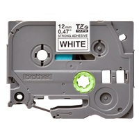 BROTHER TZES231 - 12 mm široká kazeta TZ, extrémne lepiaci laminát TZE-S231, biele/čierne písmo