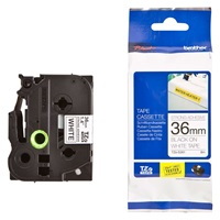 BROTHER TZES261 - kazeta TZ so šírkou 36 mm, extrémne priľnavý laminát TZE-S261, biele/čierne písmo