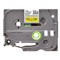 BROTHER TZES631 - kazeta TZ so šírkou 12 mm, extrémne priľnavý laminát TZE-S631, žlté/čierne písmo
