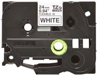 BROTHER TZEFX251 - kazeta TZ so šírkou 24 mm, flexibilná páska TZE-FX251, biele/čierne písmo