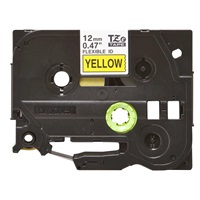 BROTHER TZEFX631 - 12 mm široká kazeta TZ, pružná laminátová páska TZE-FX631, žlto-čierne písmo