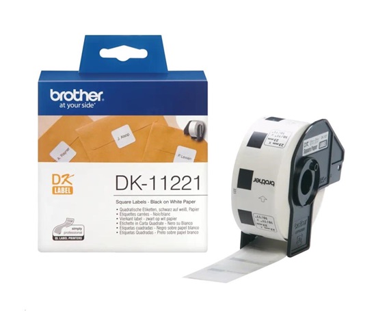 BROTHER DK-11221 (papier / štvorec, 23x23mm - 1000 ks)