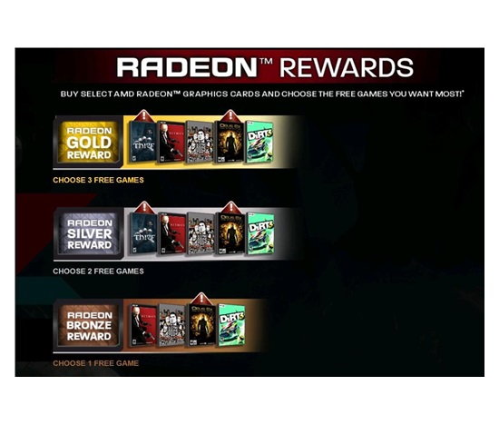 PROMO RADEON GOLD REWARD (3 free games )