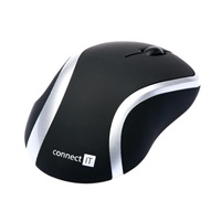 CONNECT IT Bezdrôtová laserová myš WM2200 čierno-strieborná