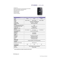 Fortron UPS FSP FP 600, 600 VA, interaktívna linka