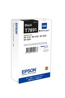 Čierna atramentová kazeta EPSON série WF-5xxx "Pisa" XXL Black (65,1 ml)