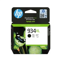 HP 934XL Black Ink Cartridge, C2P23AE (1,000 pages)