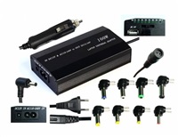 Univerzálny napájací adaptér EUROCASE 100W, AC 110-240V/CAR DC 12V, DC 12- 20, 9 svoriek