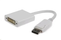 GEMBIRD DisplayPort na DVI (M/F) biely