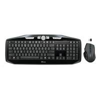 TESTOVACÍ TRUST Sada MaxTrack Wireless Deskset CZ, bezdrátová klávesnice + myš