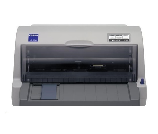 Ihličková tlačiareň EPSON LQ-630, A4, 24 ihiel, 360 znakov za sekundu, 1+4 kópie, USB 1.1, LPT