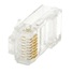 Konektor RJ45 UTP (8p8c), Cat6, 50µm, drôt - 100 ks