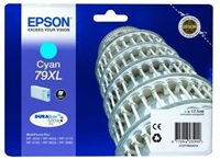 Atramentová kazeta EPSON série WF-5xxx "Pisa" 79 XL azurová (17,1 ml)
