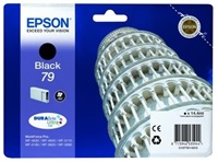 Čierna atramentová kazeta EPSON série WF-5xxx "Pisa" 79 Black (14,4 ml)