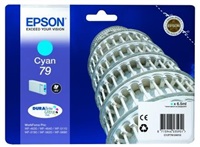 Atramentová kazeta EPSON série WF-5xxx "Pisa" 79 azurová (6,5 ml)