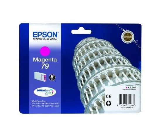 Atramentová kazeta EPSON série WF-5xxx "Pisa" 79 Magenta (6,5 ml)