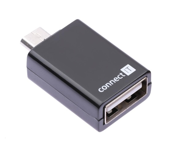 CONNECT IT Redukcia USB 2.0 A - Micro B OTG (F/M, kompatibilný s On The Go)