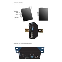 Planetový prepínač IGS-801M, 8X 1000BASE-T, DIN, IP30, -10 až 60°C, ESD+EFT do 6KV, WEB/SNMP, VLAN, STP