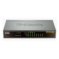 D-Link DES-1008PA 8-portový 10/100 stolový prepínač so 4 portami PoE