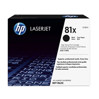 HP 81X Black LJ Toner Cart, High Yield, CF281X (25,000 pages)