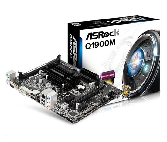 ASRock MB Int.procesor Q1900M, 2xDDR3, VGA, mATX