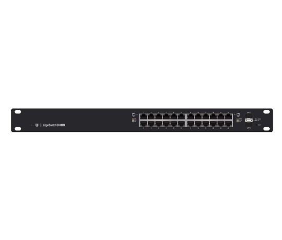 UBNT EdgeSwitch ES-24-250W [26Gbps, 250W, aktívny (802.3af/at) a pasívne (24 V) PoE, 2xSFP, L2/L3]