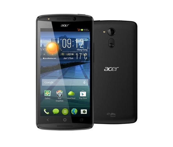ACER Smartphone Liquid E700 Tri SIM - 5" 1280x720,Quad-Core 1.3GH,16GB ROM,2GB RAM,3G,BT,micro SD/USB,Android 4.4,černý