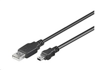Kábel USB PREMIUMCORD 2.0 Kábel A-Mini B (5pin) 5m