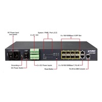 Planet MGSD-10080F Metro switch 8x SFP(DDM) 100/1000Base-X, 2x 1000Base-T, AC+DC, DI/O, SNMPv3, IGMPv3, IPv6