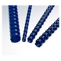 Plastové chrbty 19 modré