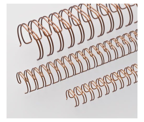 Kovové chrbty (3/1") 12,7 bronz