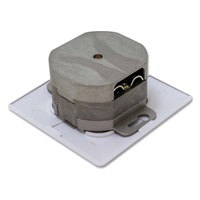 Zásuvka STP 2x RJ45 Cat6, dvojitá svorkovnica, zapustená