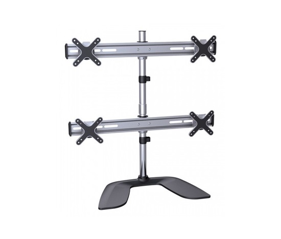 Reflecta PLANO DeskStand 23-1010 Q stolový držiak pre 4 monitory