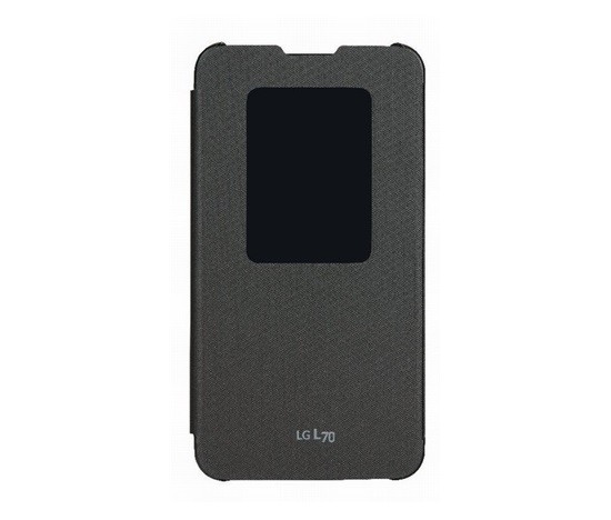 LG flipové pouzdro QuickWindow CCF-400-D pro LG D320n L70, černá