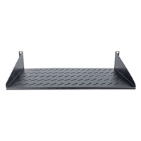 Intellinet Rack Shelf 19", pevná polica, 2U, hĺbka 250 mm, predná montáž, max. zaťaženie 25 kg, čierna