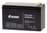 Batéria - FUKAWA FW 7,2-12 F2U (12V/7,2 Ah - Faston 250), konektor - 6.3 mm, životnosť 5 rokov