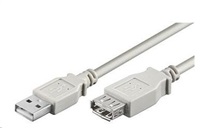 Kábel USB PREMIUMCORD 2.0 A-A 0,5 m (50 cm), predĺženie (M/F)