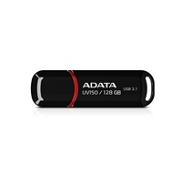 ADATA Flash disk 128GB UV150, USB 3.1 disk Dash Drive (R:90/W:20 MB/s) čierny