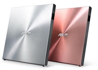 ASUS DVD SDRW-08U5S-U/SIL/G/AS, externá tenká DVD-RW, strieborná, USB + Cyberlink Power2Go 8