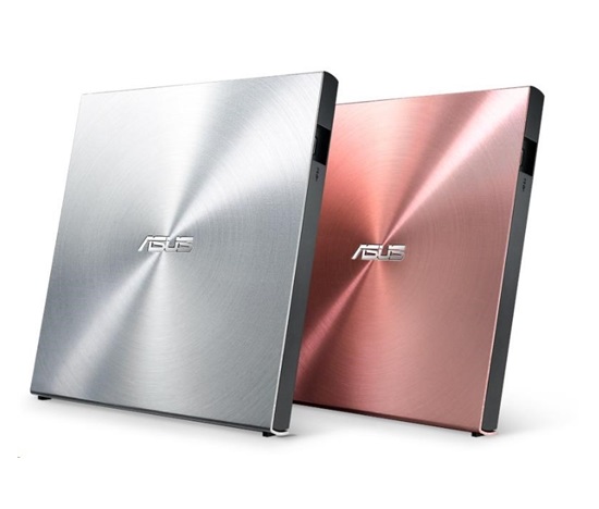 ASUS DVD SDRW-08U5S-U/SIL/G/AS, externá tenká DVD-RW, strieborná, USB + Cyberlink Power2Go 8