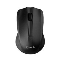 Myš C-TECH WLM-01, čierna, bezdrôtová, USB nano prijímač