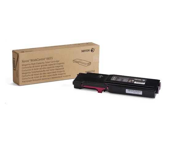 Xerox toner pre WorkCentre 6655 vysokokapacitná purpurová kazeta (7500str, purpurová)