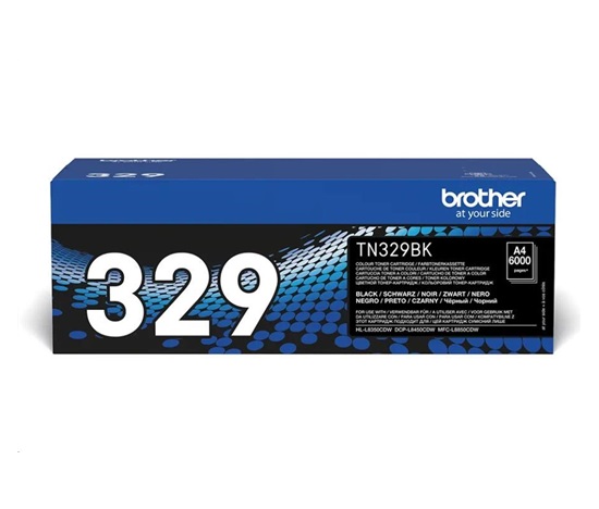 Toner BROTHER TN-329BK Laserový spotrebný materiál