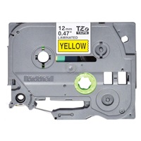 BROTHER TZE631S - 12 mm široká laminovaná kazeta TZ TZE-631S, žlté/čierne písmo