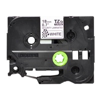 BROTHER TZESE4 - 18 mm široká kazeta TZ, laminovaná TZE-SE4, biela tesniaca páska