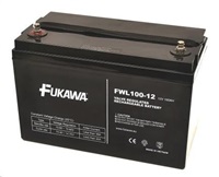 Batéria - FUKAWA FWL 100-12 (12V/100Ah - M8), životnosť 10 rokov