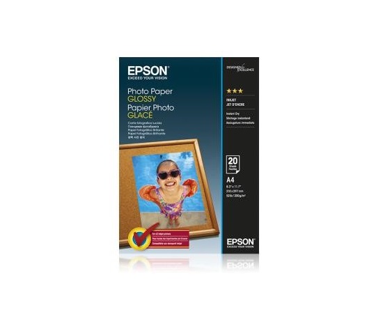 EPSON Papier A4 - Fotopapier lesklý A4 20 listov
