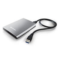 VERBATIM HDD 2.5" 2TB Store ‘n‘ Go USB 3.0, Strieborná